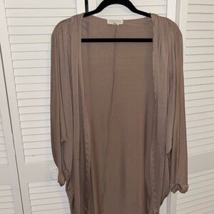 Forever 21 Soft Light Brown Cardigan